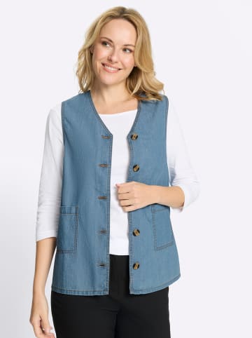Sieh an! Jeans-Weste in blue-bleached