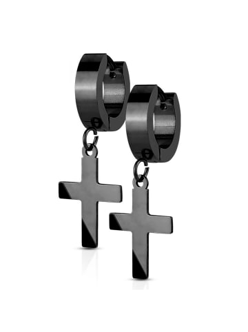 Bungsa Ohrstecker in Schwarz