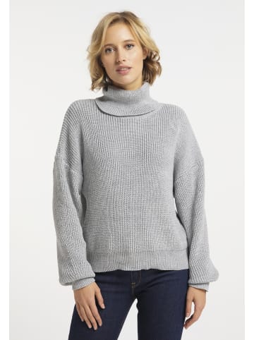 usha BLUE LABEL Damen Strickpullover in Grau Melange