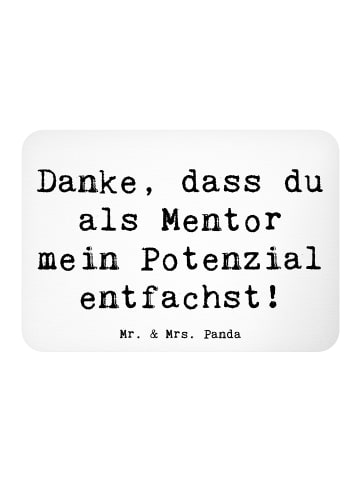 Mr. & Mrs. Panda magnet Spruch Mentor Potenzial mit Spruch in Weiß