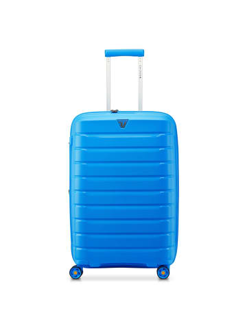 Roncato B-Flying 4 Rollen Trolley 68 cm mit Dehnfalte in sky blau