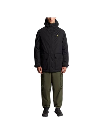 Lyle & Scott Schwarz Polyester Parka
