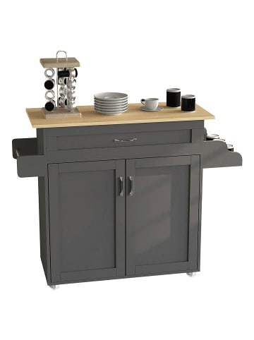 ebuy24 Küchenmöbel Pastano Grau 114 x 39 cm