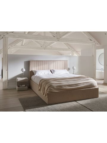 Beliani Doppelbett VION in Beige - (W) 177 x (H) 110 x (L) 216 cm