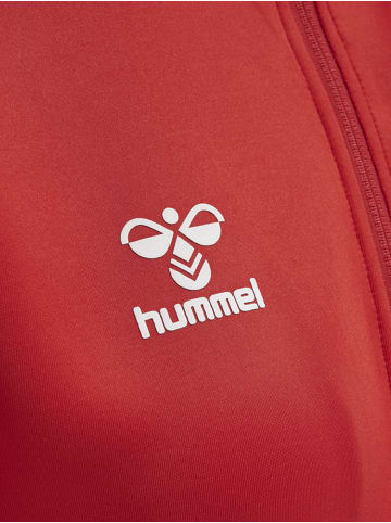 Hummel Hummel Zip Jacke Hmlcore Multisport Damen Atmungsaktiv Schnelltrocknend in TRUE RED