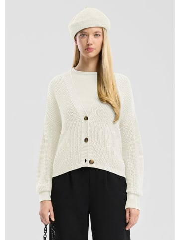 QS Strickjacke in 02W0_ecru