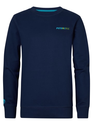 Petrol Industries Bequemer Sweater Coveify in Blau