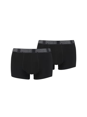 Puma Boxershorts PUMA BASIC TRUNK 2P in 001 - Black