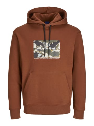 Jack & Jones Kapuzenpullover in Brandy Brown