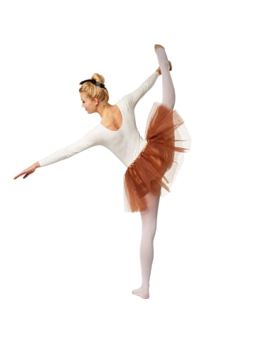 tectake Ballettrock, Tutu aus 3-lagigen Tüll, Angenehm dank Gummizug