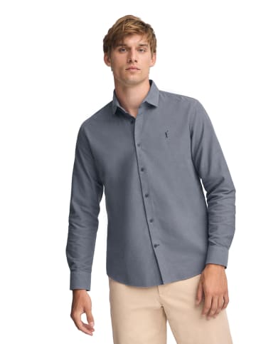 Polo Club Langarmshirt in Navy Blau