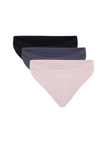 JOOP! Tanga Intimate Apparel in black/grey/violet