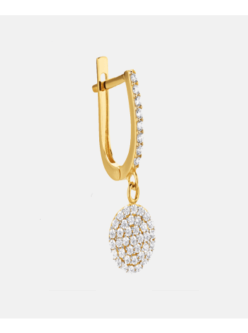 Diamant L'éternel Ohrringe aus 585 Gelbgold
