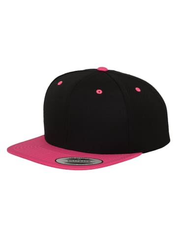  Flexfit Snapback in blk/neonpink