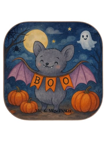 Mr. & Mrs. Panda Tischuntersetzer Fledermaus Boo Design ohne Spruch in Weiß