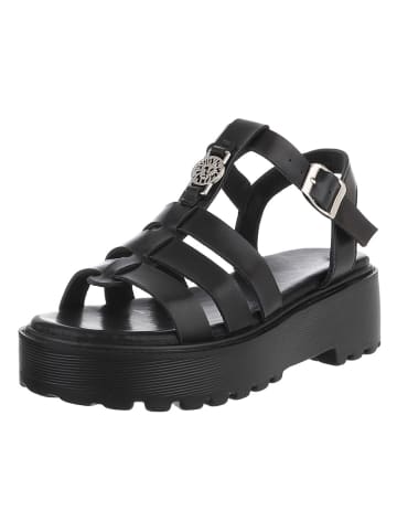 Ital-Design High-Heel Sandalette in Schwarz