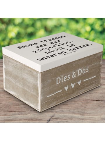 Mr. & Mrs. Panda Schatulle Spruch Trennung von den Eltern mit Sp... in Weiß