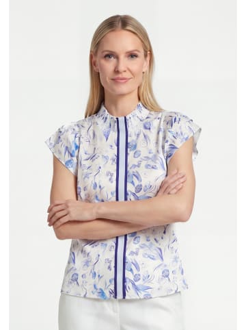 usha WHITE LABEL Women Blouse in Blue White