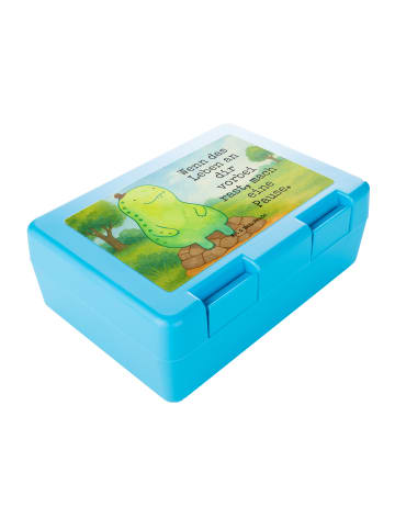 Mr. & Mrs. Panda Bentobox Schildkröte Pause Design mit Spruch in Weiß