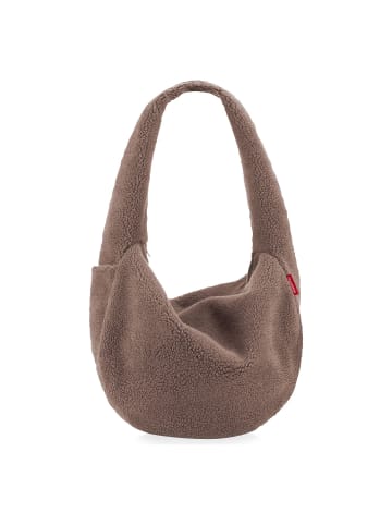Moonbag Schultertasche 48 cm teddy chocolate