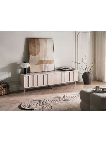 Beliani TV-Schrank CLUNES in Beige - (W) 180 x (H) 50 x (L) 40 cm
