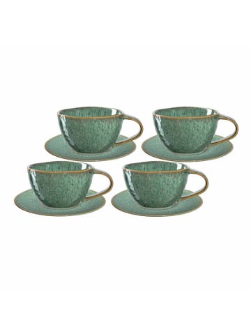 4-tlg. Cappuccinotassen Matera in Grün 180 ml
