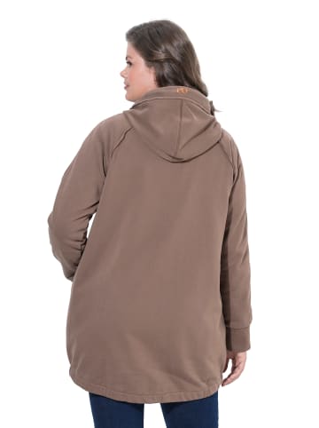 LAURASØN Sweatjacke in braun