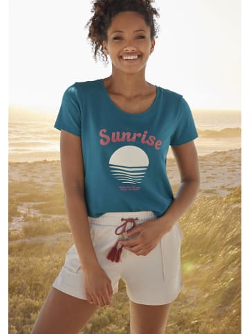 Vivance by Lascana Kurzarmshirt in petrol