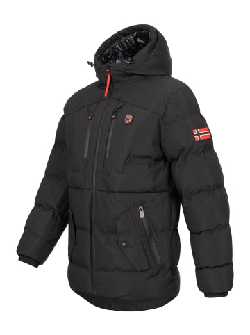 Geo Norway Steppjacke in Schwarz