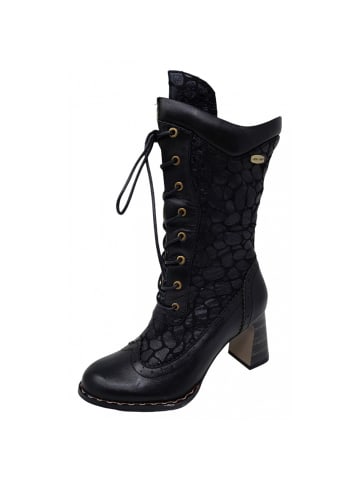 LAURA VITA Schnürstiefel  in Schwarz