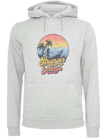 F4NT4STIC Hoodie Stranger Things LA Gradient Netflix TV Series in grau meliert