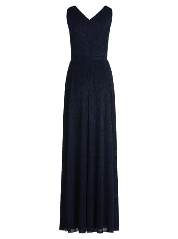 Vera Mont Abendkleid mit Plissee in Blue/Black