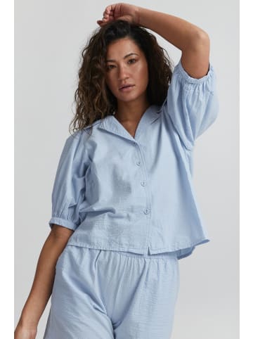 ICHI Shirtbluse IHFILIZ SH - 20116019  Shirtbluse mit Puffärmel in royal