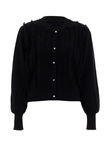 NAEMI Damen Strickjacke in Schwarz