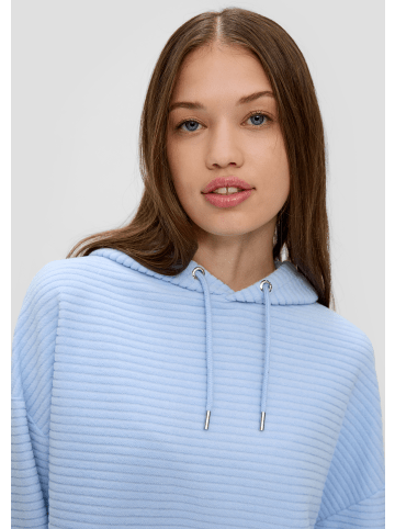 QS Sweatshirt langarm in Blau