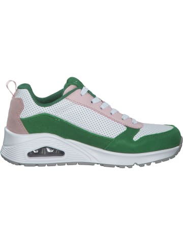 Skechers Schnürschuhe in WHITE/GREEN