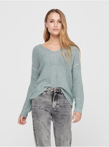 JACQUELINE de YONG Strickpullover Strick Knitted Sweater Pulli in Grün