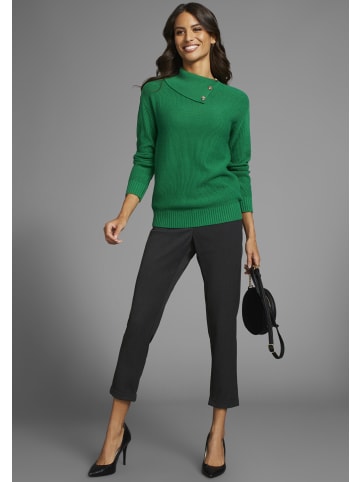 Delmao Strickpullover in grün