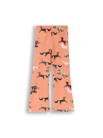 Coccodrillo Sweat-Leggings mit langen Hosenbein in gedämpftes Rosa