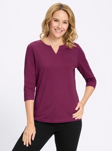 Sieh an! 3/4-Arm-Shirt in malve