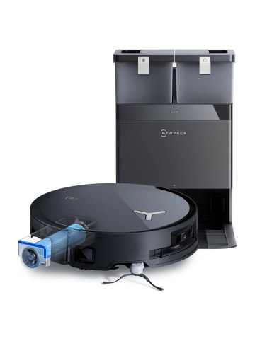 Ecovacs DEEBOT X8 OMNI BLACK EU Saugroboter in Schwarz