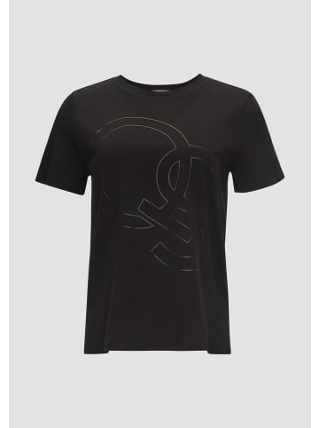 QS T-Shirt in 99D0_schwarz
