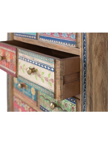 Giner y Colomer Sideboard mit Mangoholz und handgemalten Details in Multicolored
