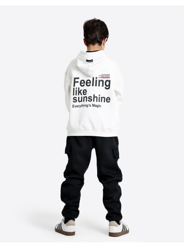 SOLANG Freizeitanzug in Offwhite Schwarz