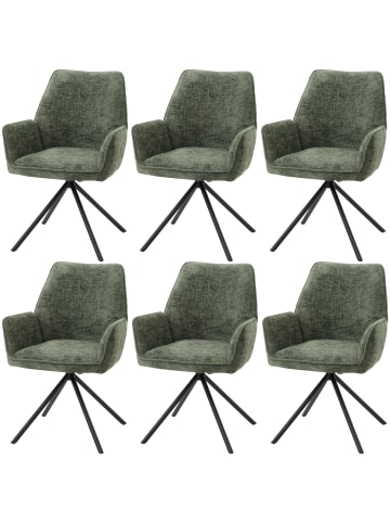 MCW 6er-Set Esszimmerstuhl G67, Grün