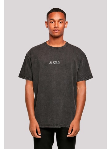 F4NT4STIC Oversize T-Shirt Atari Games Logo Retro Gaming in schwarz
