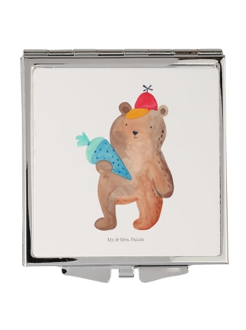 Mr. & Mrs. Panda Kleiner Spiegel Bär Schultüte ohne Spruch in Weiß