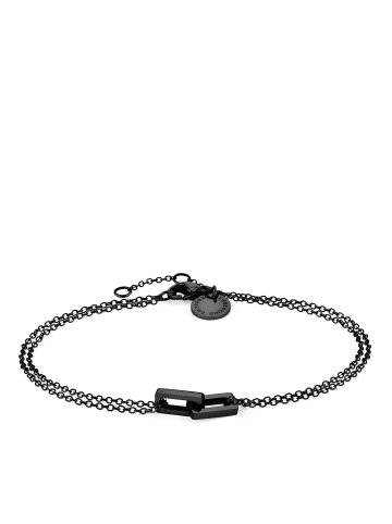 LIEBESKIND BERLIN Armband Mini Link in schwarz