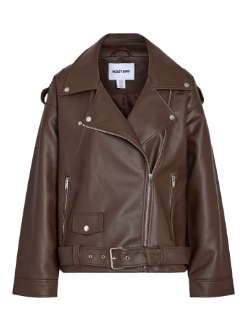 Noisy may Kunstlederjacke in Demitasse1