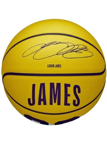 Wilson Wilson NBA Player Icon Mini Ball in Gelb